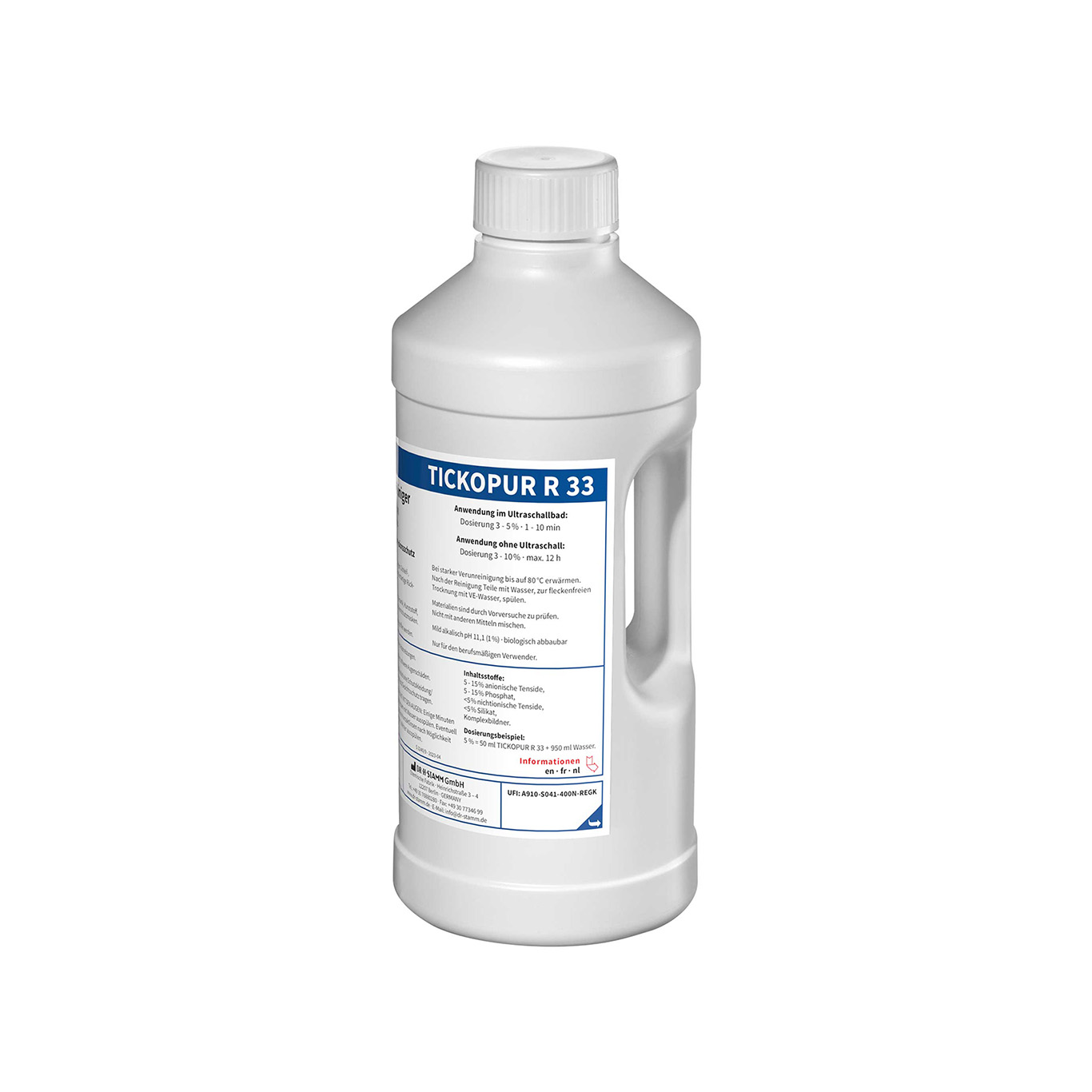 Tickopur R33 liquide pour nettoyeur à ultrason - Wemmel Tools