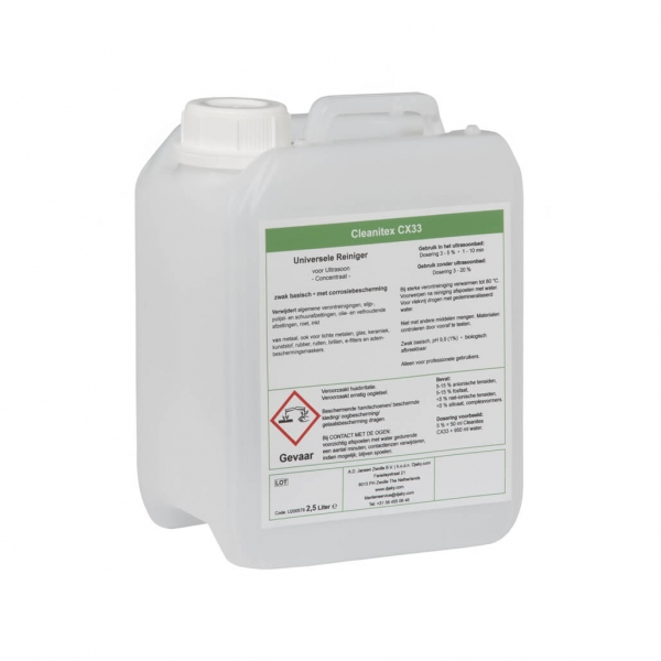 Cleanitex CX33 - 2,5 liter ultrasoon reiniger vloeistof