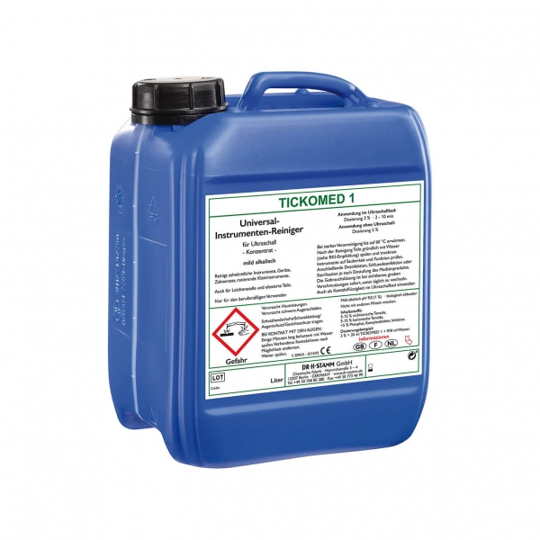 Tickomed1 - 5 Liter ultrasoon reiniger vloeistof