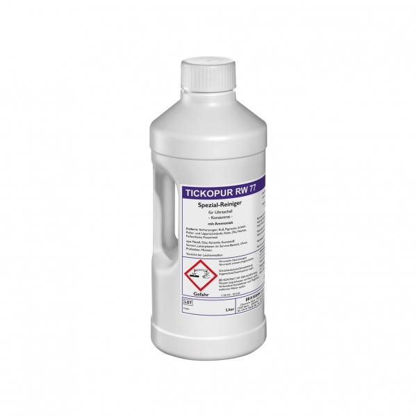 Tickopur RW77 - 2 Liter ultrasoon reiniger vloeistof